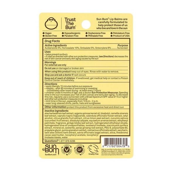 SUN BUM- NEW SUNSCREEN LIP BALM SPF 30 -VARIETY PACK. -Ulta Beauty - Picture 4 of 6